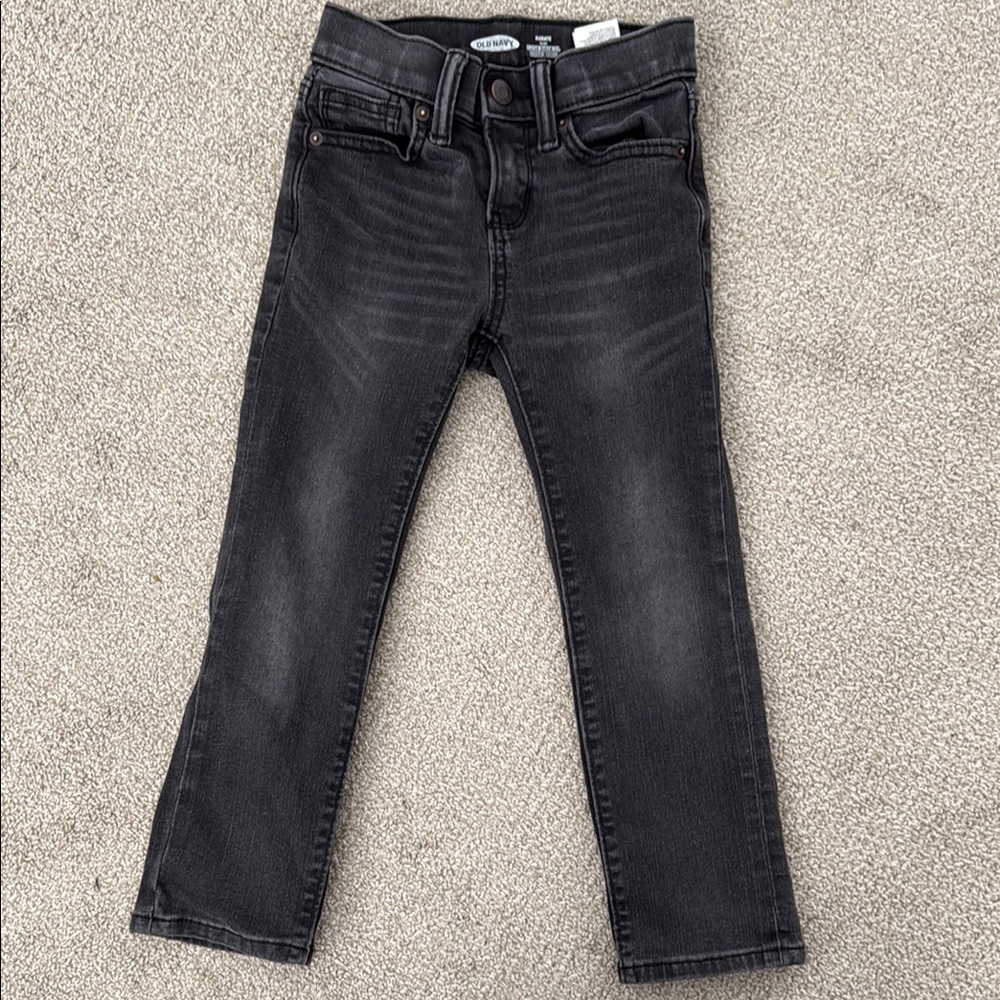 Kids Black Denim Jeans